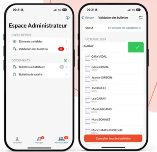Application My Silae Bulletins de paie