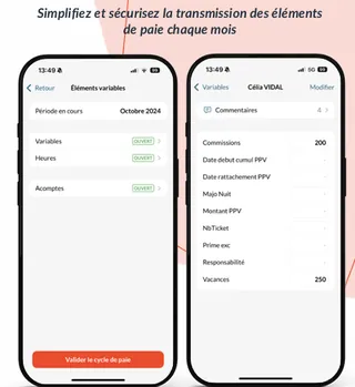 Application My Silae Saisie Variables